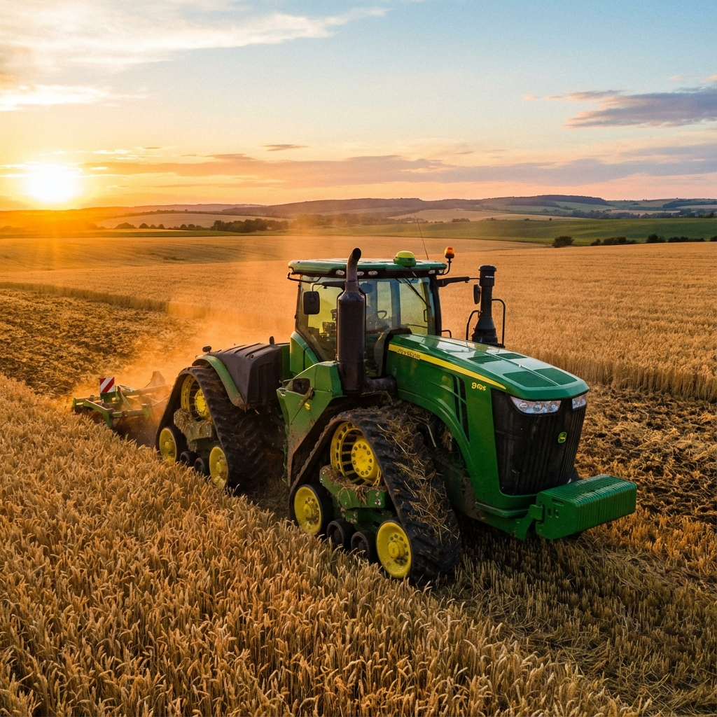 Ultra High Res Tarım Alanı ve Tarım Makineleri - Okutucu Tarım